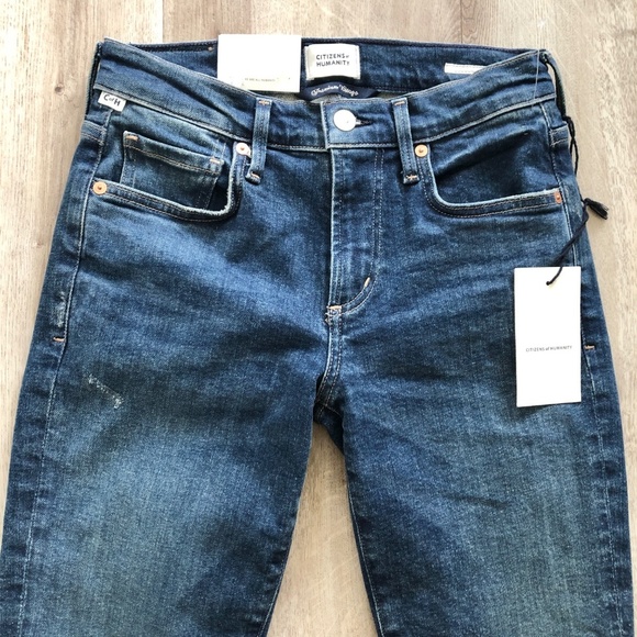 Citizens Of Humanity, Jeans, Ella, Mid Rise, Slim, Crop, Size 23 NEW With Tags - Picture 5 of 16